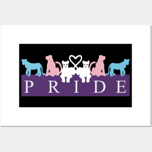 Trans Lion Pride 2 Posters and Art